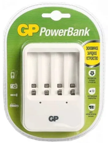 Зарядное устройствоо GP PowerBank PB420GS (4xAAA, 4xAA)