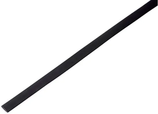 Термоусадочная трубка 8.0/4.0мм черная (упак. 50шт по 1м) Rexant (20-8006)