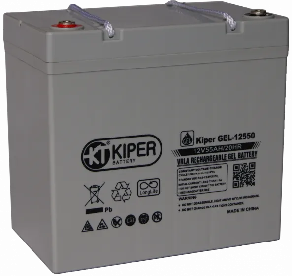 Аккумуляторная батарея Kiper 12V/55Ah (GEL-12550)