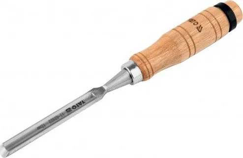 Стамеска полукруглая 10мм деревянная ручка Yato YT-62821