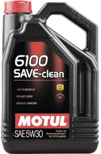Моторное масло Motul 6100 save-clean 5W-30 5л (синтетика)