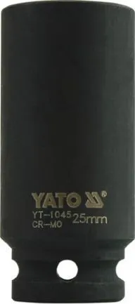 Головка торцевая ударная 1/2" 6гр. 25мм L78мм CrMo Yato YT-1045