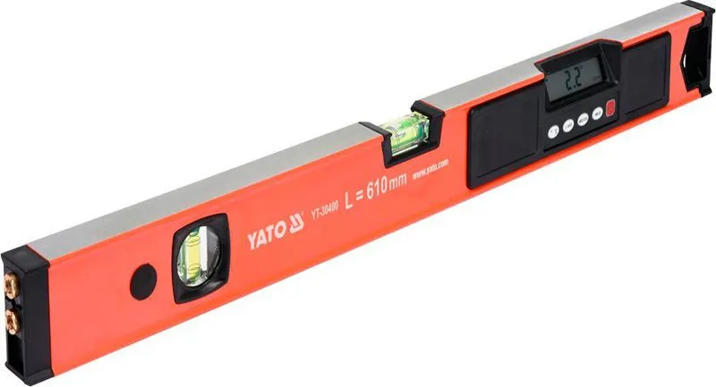 Уровень электронный 610мм с лазерной точкой YT-30400