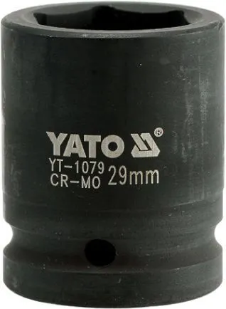 Головка торцевая ударная 3/4" 6гр. 29мм L53мм CrMo Yato YT-1079