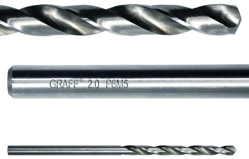 Сверло по металлу 2.0мм Р6М5 Graff (712049)