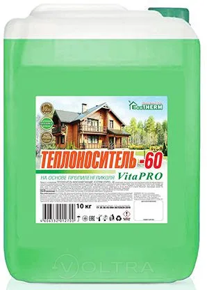 Теплоноситель Экотерм VitaPro (-60С) 10л EcoTherm