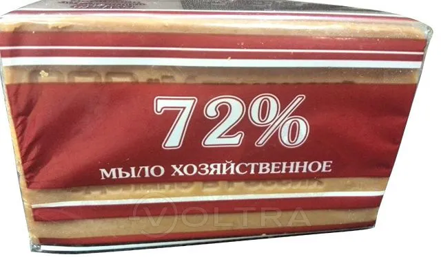 Мыло хозяйственное отбеливающее 72% 200г