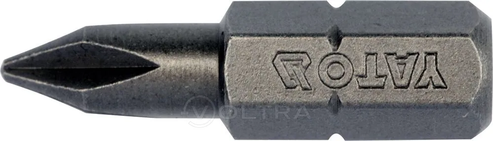 Бита PH1х25мм 1/4" (10шт) S2 HRC58-61 Yato YT-78131