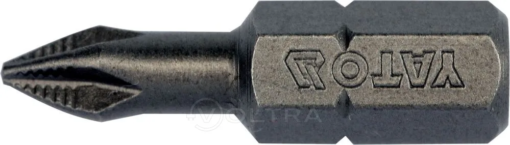 Бита PH1х25мм 1/4" (10шт) S2 HRC58-61 Yato YT-04742